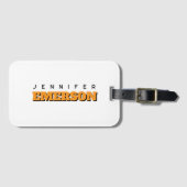 Professional minimalist modern plain  ラゲッジタグ (正面横)