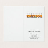 Professional minimalist modern plain  名刺 (外部フラット)