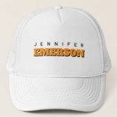 Professional minimalist modern plain name キャップ (正面)