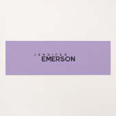 Professional minimalist modern plain your name ヨガマット (裏面(横))