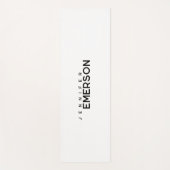 Professional minimalist modern plain your name ヨガマット (正面)