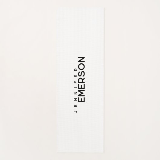 Professional minimalist modern plain your name ヨガマット (正面)