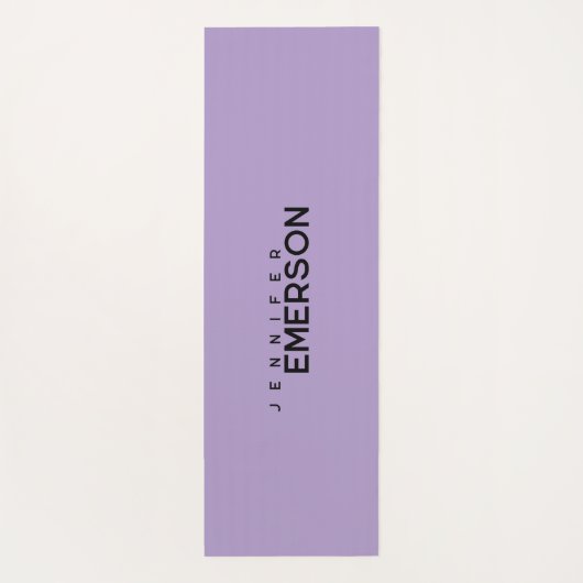 Professional minimalist modern plain your name ヨガマット (裏面)