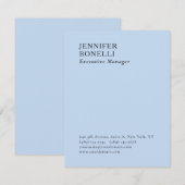 Professional minimalist modern trendy pale blue ノートカード (正面/裏面)