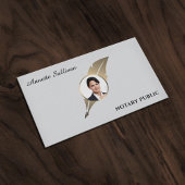 Professional minimalist Notary Business Card 名刺