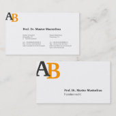 professional modern 名刺 (正面/裏面)