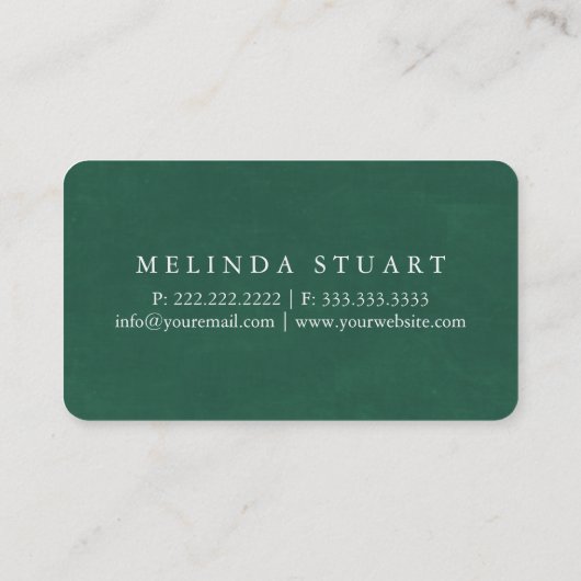 Professional Modern Blackboard Out Towing 名刺 (裏面)