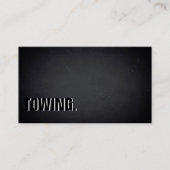 Professional Modern Blackboard Out Towing 名刺 (正面)
