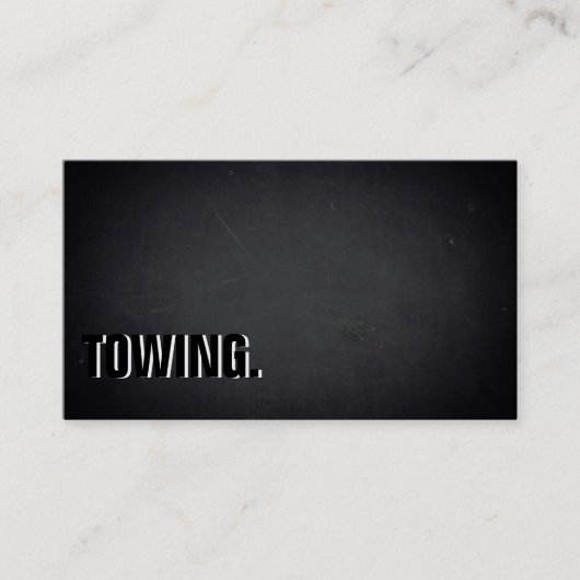 Professional Modern Blackboard Out Towing 名刺 (正面)
