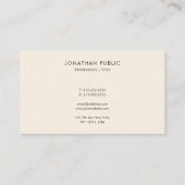 Professional Modern Easy to Make Template Luxury 名刺 (裏面)