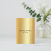 Professional Modern Elegant Gold Template Glamour 名刺 (スタンド正面)