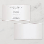 Professional  Modern Elegant Minimalist Template 名刺 (正面/裏面)