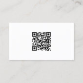 Professional Modern Elegant Sleek Template QR Code 名刺 (裏面)