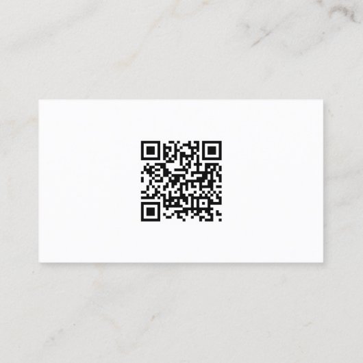 Professional Modern Elegant Sleek Template QR Code 名刺 (裏面)