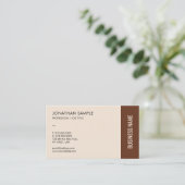 Professional Modern Elegant Template Terracotta 名刺 (スタンド正面)