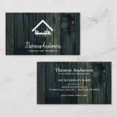 Professional Modern Home Repair Handyman 名刺 (正面/裏面)