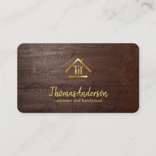 Professional Modern Home Repair Handyman 名刺 (正面)