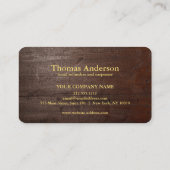 Professional Modern Home Repair Handyman 名刺 (裏面)