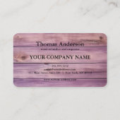 Professional Modern Home Repair Handyman 名刺 (裏面)