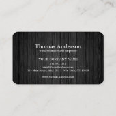 Professional Modern Home Repair Handyman 名刺 (裏面)