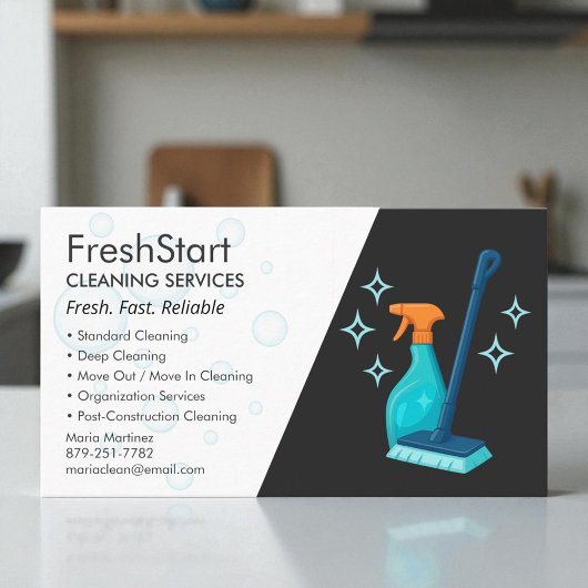 Professional Modern Luxury Cleaning 名刺