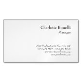 Professional Modern Minimalist マグネット名刺 (正面)