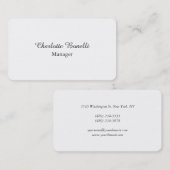 Professional Modern Minimalist Creative 名刺 (正面/裏面)