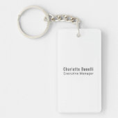Professional Modern Minimalist Plain キーホルダー (正面)