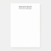 Professional Modern Minimalist Plain ポストイット (正面)