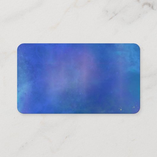 Professional Modern Nebula Galaxy QR Code card 名刺 (裏面)
