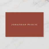 Professional Modern Simple Design Elegant Template 名刺 (正面)