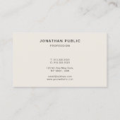 Professional Modern Template Elegant Luxury Colors 名刺 (裏面)