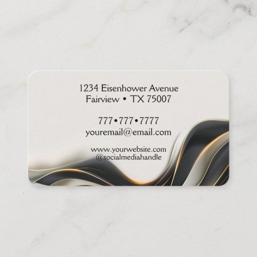 Professional Monogram Black Veil  名刺 (裏面)