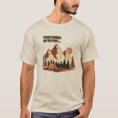 Professional Mountain Introvert  Tシャツ (正面)
