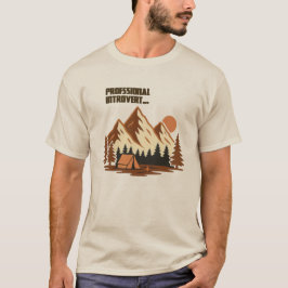Professional Mountain Introvert Tシャツ
