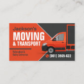 Professional Moving Services - Relocation 名刺 (正面)