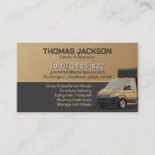 Professional Moving Services - Relocation 名刺 (裏面)