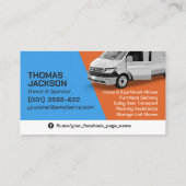 Professional Moving Services - Relocation 名刺 (裏面)