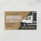 Professional Moving Services - Relocation 名刺 (正面)