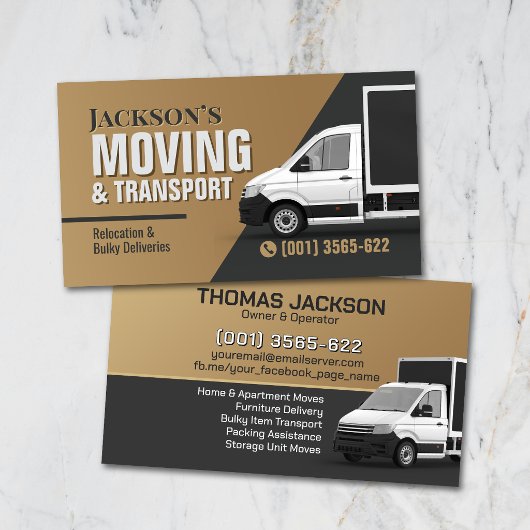 Professional Moving Services - Relocation 名刺