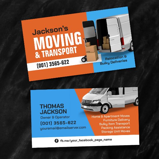 Professional Moving Services - Relocation 名刺