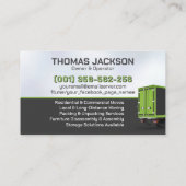 Professional Moving Services - Relocation 名刺 (裏面)