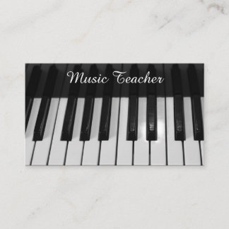Professional Music Teacher 名刺