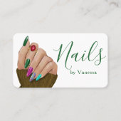 Professional Nail Salon Modern Nail Technician 名刺 (正面)