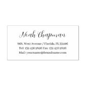 Professional Name Contact Information Simple  セルフインキングスタンプ (デザイン)