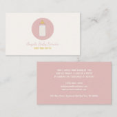 Professional Nanny Milk Bottle 名刺 (正面/裏面)