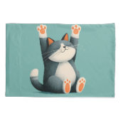 Professional Nap Taker Funny Sleeping Cat 枕カバー (裏面)