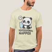 Professional Napper Panda T-Shirt Tシャツ (正面)