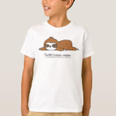 Professional Napper Sloth Cute Kids Shirt Tシャツ (正面)