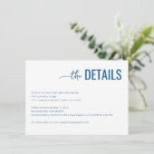 Professional Navy Minimalist Details エンクロージャーカード (スタンド正面)